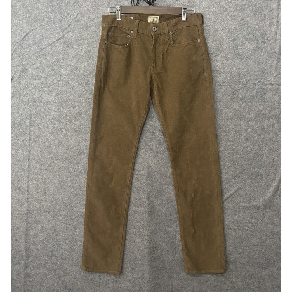J. Crew Men's Corduroy Pants in Brown